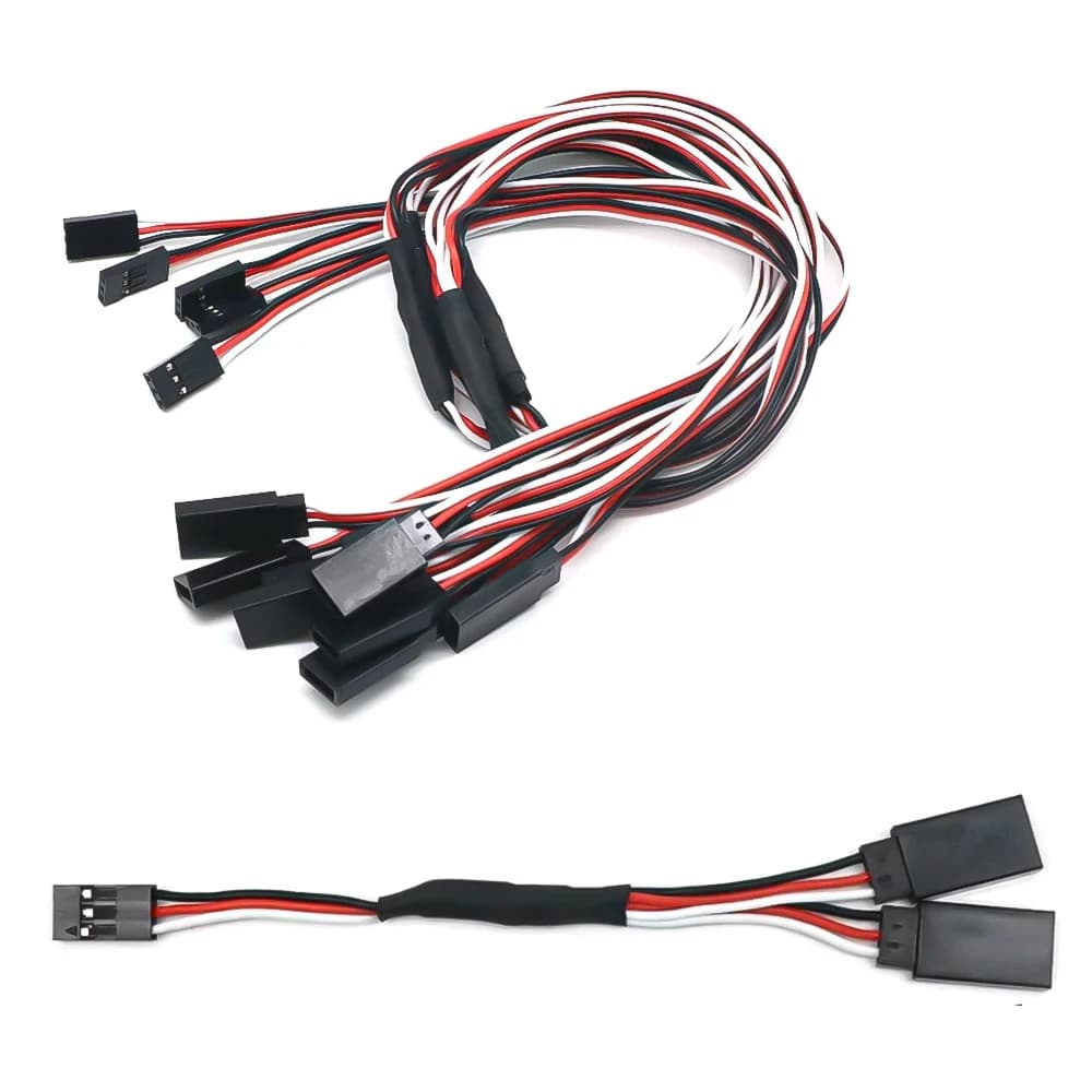 300mm /500mm Servo Y Cavo di Prolunga Cavo di Prolunga Servo Cavo di Prolunga Per Rc Servo JR Futaba RC Aereo Elicottero Auto