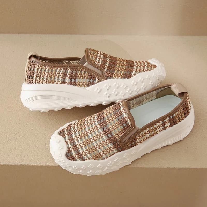Nuove Scarpe Primaverili da Donna, Scarpe Basse Traspiranti con Intaglio, Sandali Casual Slip-on Semplici per Ragazza