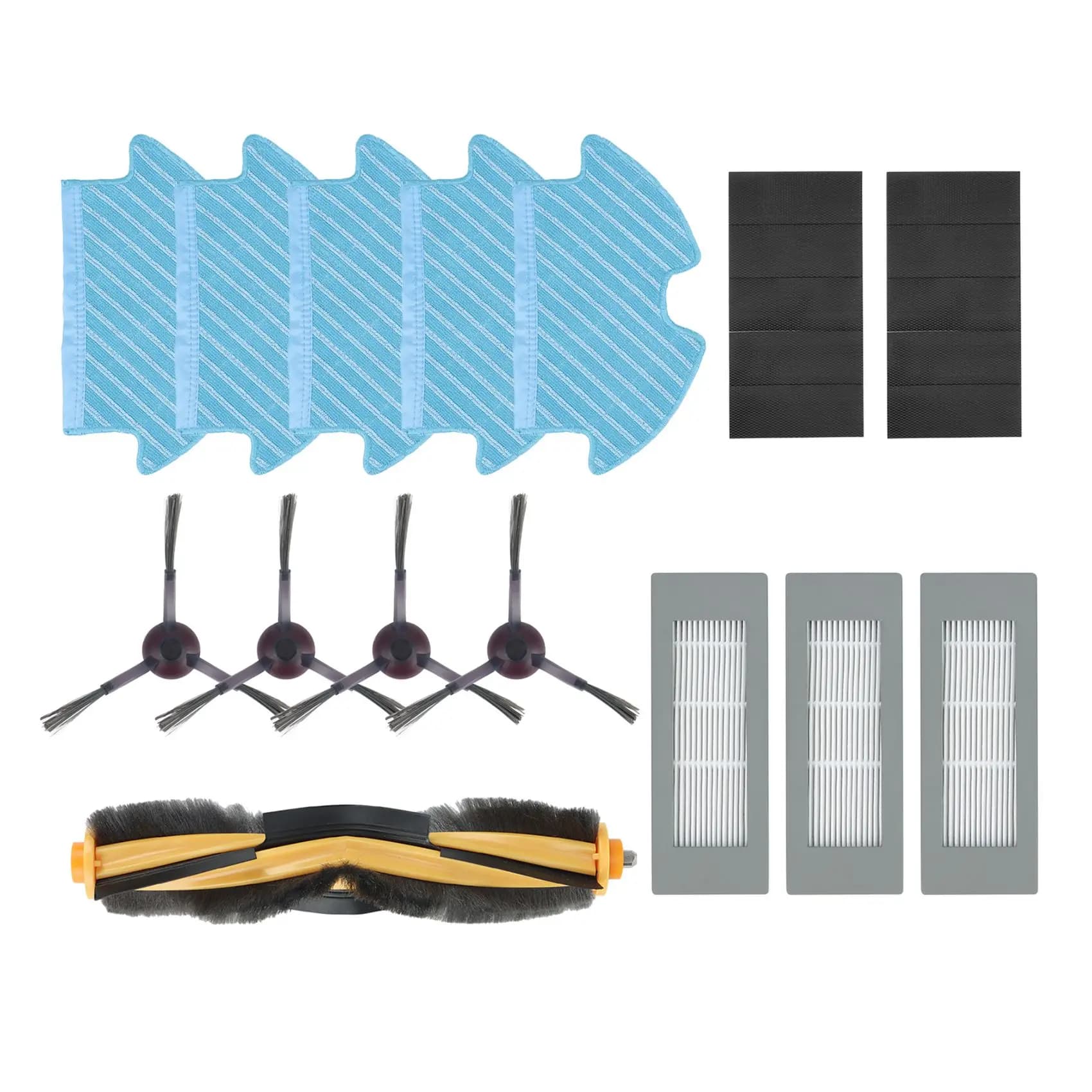 Main Brushes, Lateral, HEPA Filter and Vacuum Cleaners Ecovacs Deebot Ozmo 900 Dn5g - Spare Parts for Robot Home Vacuum Cleaner