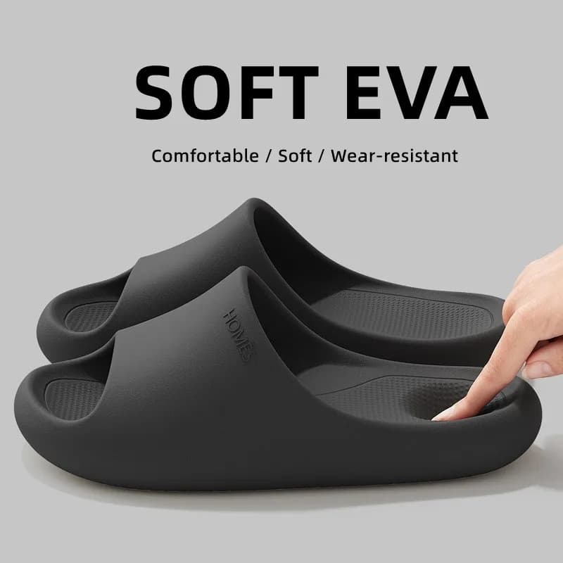 Ciabatte Estive da Uomo, Sandali Casual da Spiaggia, Comode Ciabatte Antiscivolo per Coppie, Scarpe da Doccia con Suola Spessa, Ciabatte da Donna