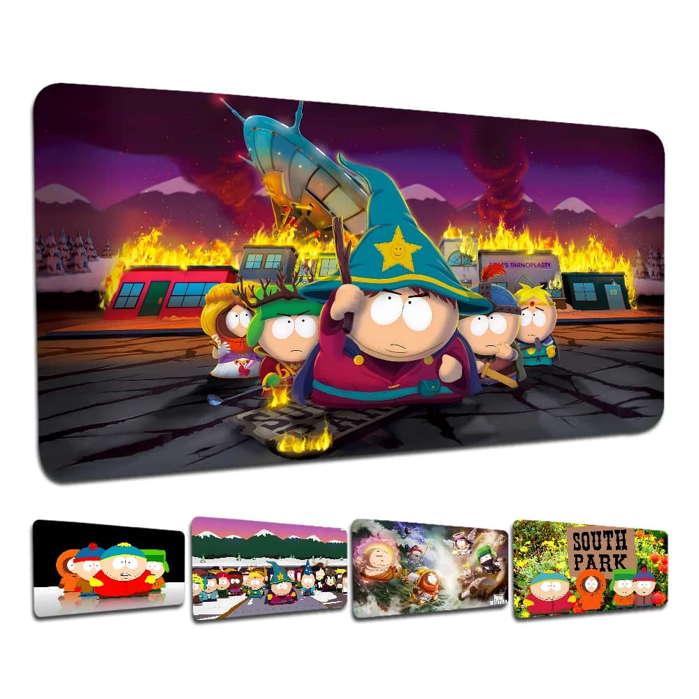 S-Souths Funny P-Park Mousepad Boy Pad tappetino per mouse da gioco in gomma naturale dimensioni per Gaming World Of Tanks CS GO Zelda