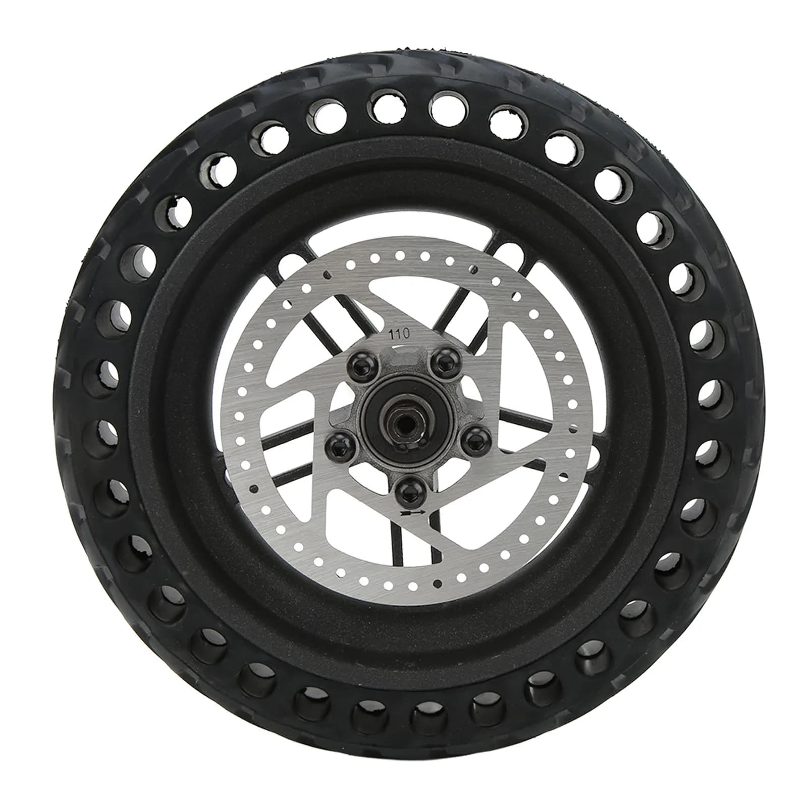 Scooter Part Scooter Rear Wheel Assembly 8.5in Tire Wheel Hub 110mm Brake Disk for Xiaomi M365/1S/LITE Electric Scooter
