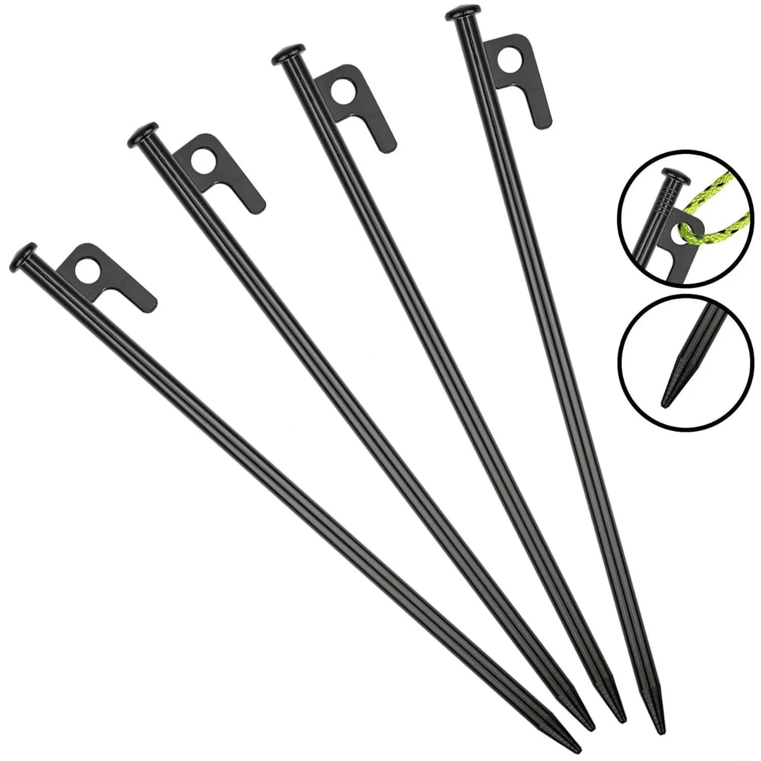 15/20/30cm Duty Heavy Tent Pegs Picnic Camping Tent Stakes Ground Nails Hiking Camp Supplies Accessories Camp Equipment