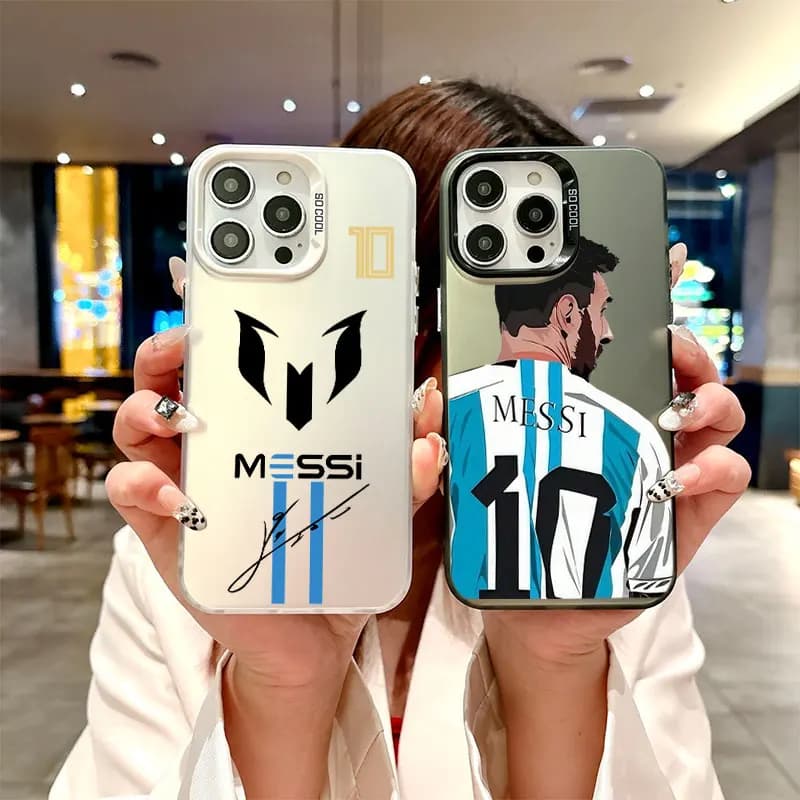Custodia per telefono per Redmi Note 14 13 12 11 Pro 5G 10 Xiaomi Poco X7 X6 X5 M6 M4 Pro X3 NFC Football King M-Messi Numero 10