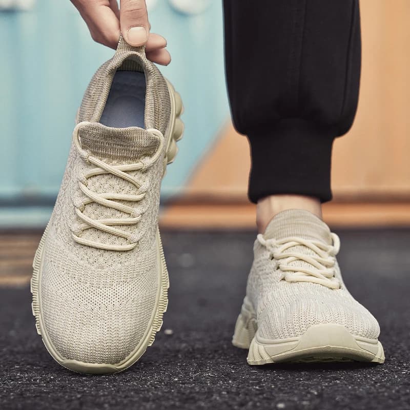 Streamline Contour Men Women Canvas Shoes Fashion Curved Cotton Outline Flexible Flat Outsole Daily Casual Outdoor Walking