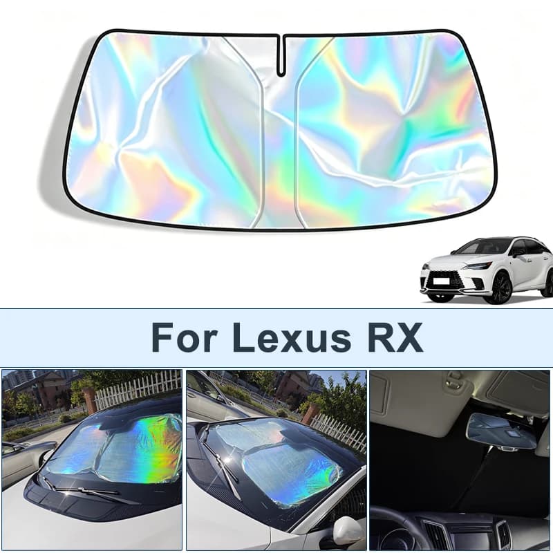 Parasole pieghevole per parabrezza anteriore per Lexus RX, copertura protettiva riflettente UV, accessori per interni auto