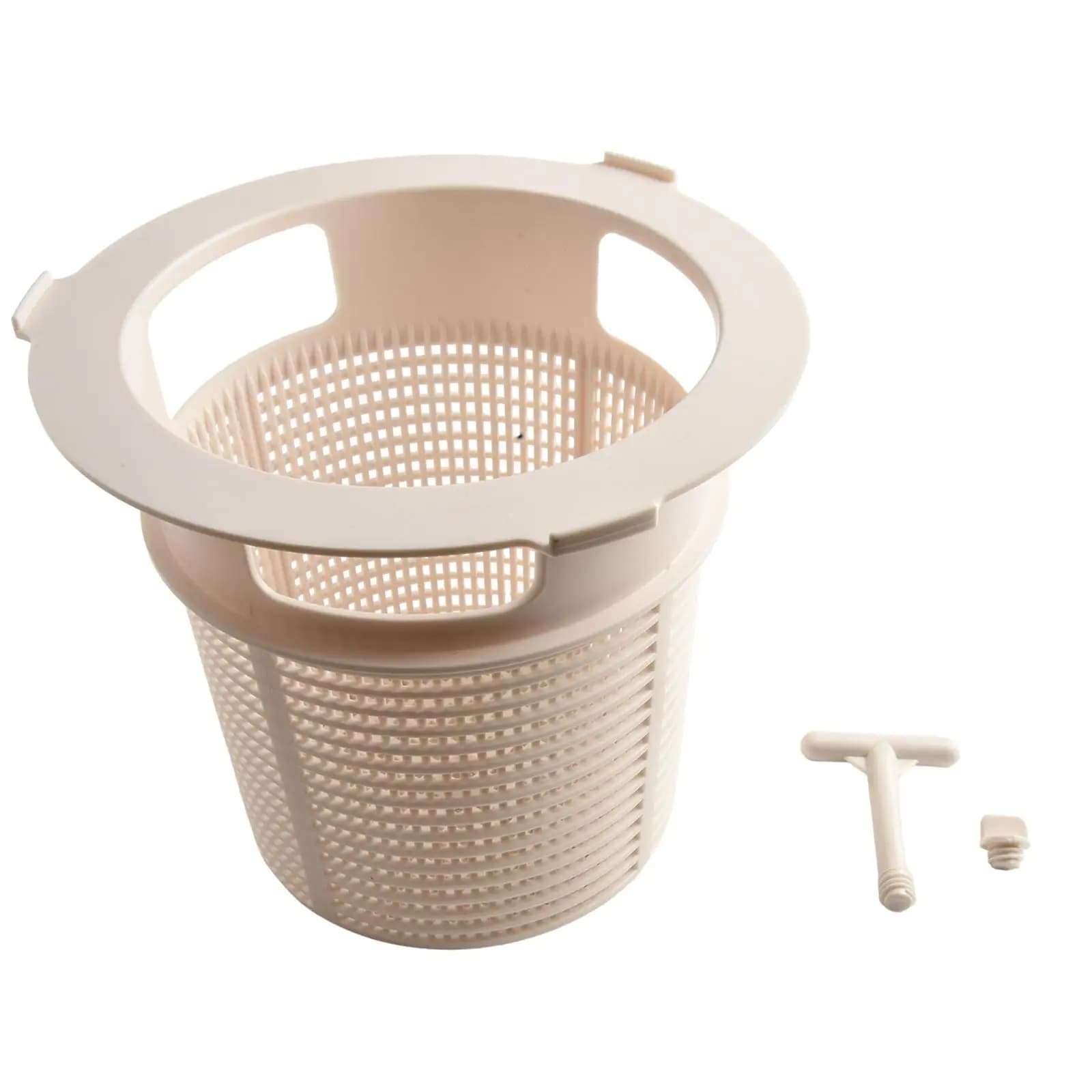 Cestino per skimmer per piscina per Poolrite S2500 MK2 Skimmer per carichi pesanti con manico Cestello filtro con manico Accessorio per la pulizia della piscina