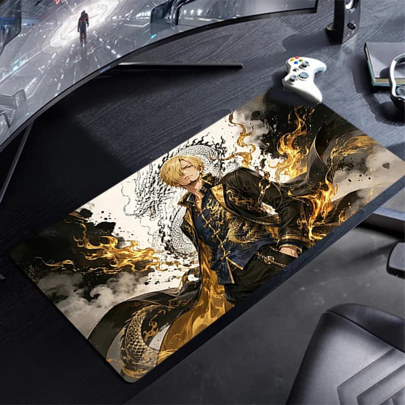 Large Gaming Mouse Pad O-one P-piece Cool Anime Desk Mat Rubber Gamer Carpet Notbook Keyboard Rug Non-Slip XXL Extended Mousepad