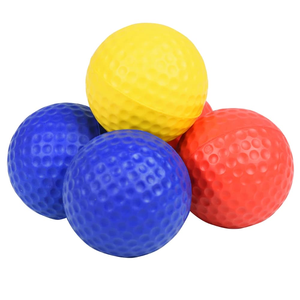 10 Palline da Golf Leggere per Allenamento Indoor e Outdoor, Palline in Schiuma PU Elastica per Pratica Sportiva
