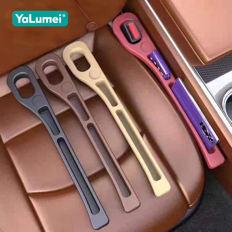 2 Pezzi Universali per Auto, Striscia Riempitiva per Fessure tra Sedili, Organizzatore Antispandimento, Decorazione Interna Auto