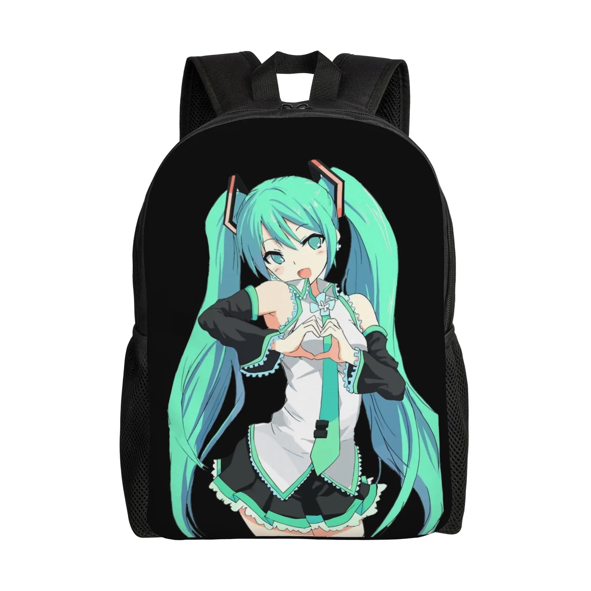Zaino Hatsune Miku Anime, Zaino Cool per Scuola Superiore, Lavoro, Manga, Daypack per Uomini e Donne, Borsa in Tela per College