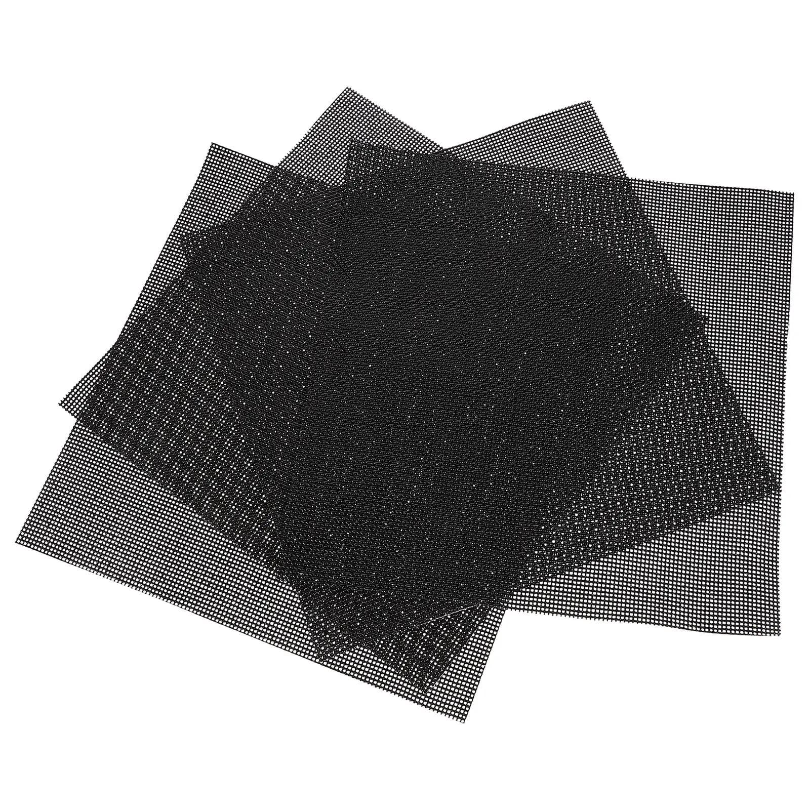 Set di 4 Tappetini in Silicone per Friggitrice ad Aria, Lavabili, Antiaderenti, Riutilizzabili, Accessori per Cucina