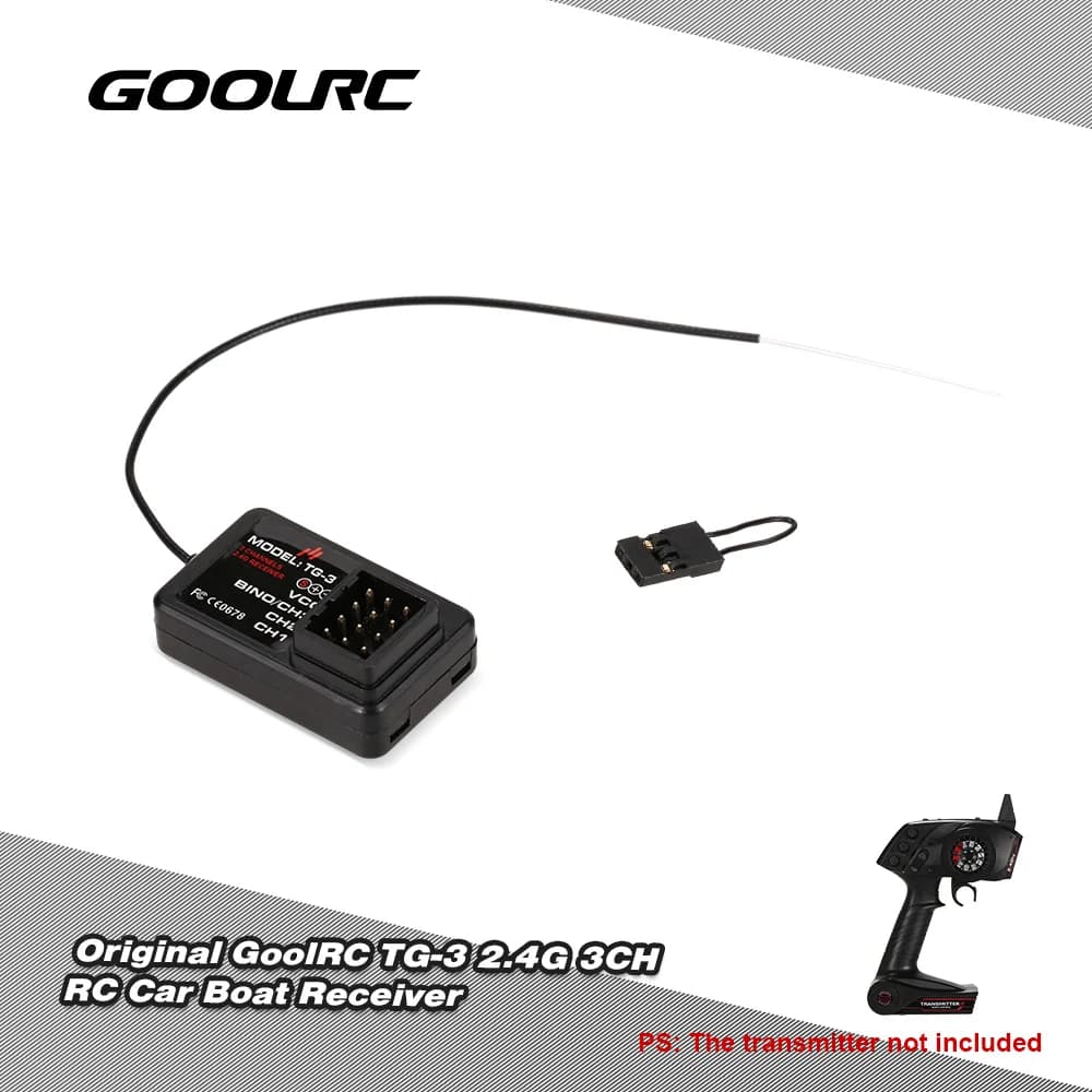 Ricevitore per barca per auto GoolRC TG-3 2.4G 3CH RC per trasmettitore GoolRC TG3 AUSTAR AX5S