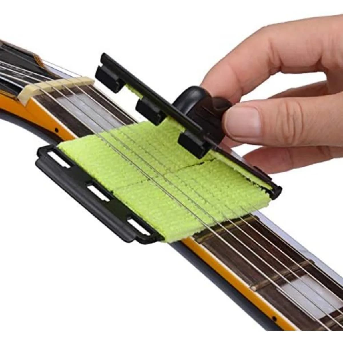 4 pezzi di detergente per corde per chitarra, strumento in tessuto pulito per tastiera, per la pulizia, kit per la cura della manutenzione per violino/bassi/ukulele/elettri