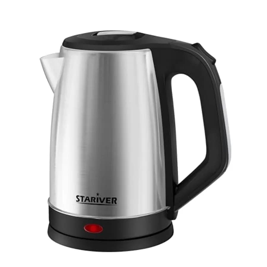 Bollitore Elettrico Grande da 2,5L, Senza BPA, in Acciaio Inossidabile, Riscaldamento Rapido, con Spegnimento Automatico