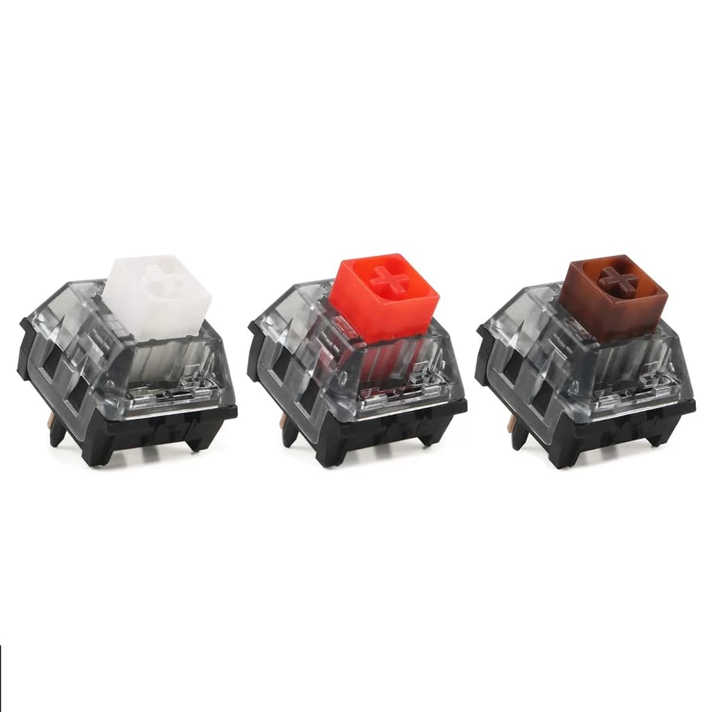 kailh box Bianco V2 Interruttore SMD 5Pin Clicky Lineare Tattile 45g 50g 68 RGB Rosso Marrone V2 Interruttore Tastiera meccanica Interruttori da gioco