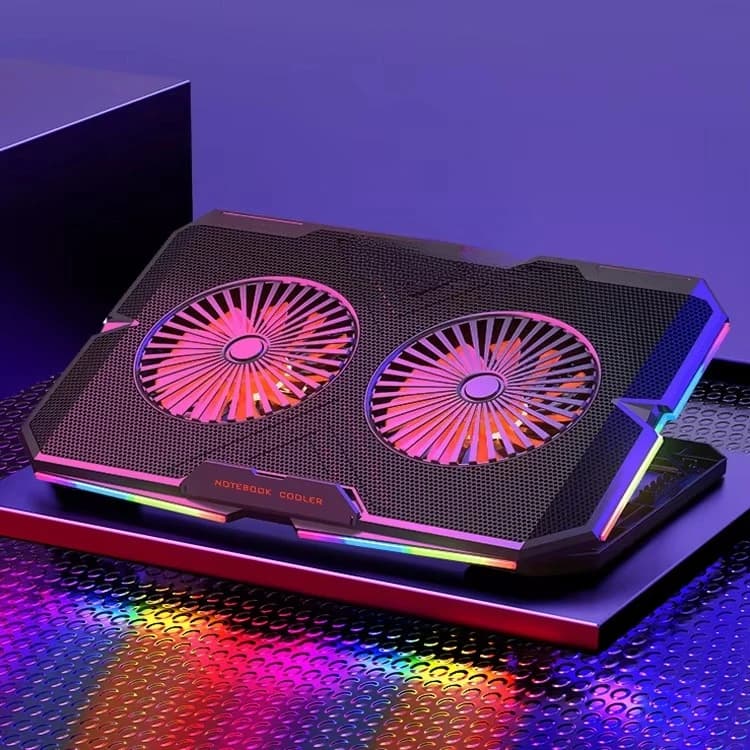 Supporto per laptop da gioco Supporto di raffreddamento per laptop regolabile con ventola di raffreddamento