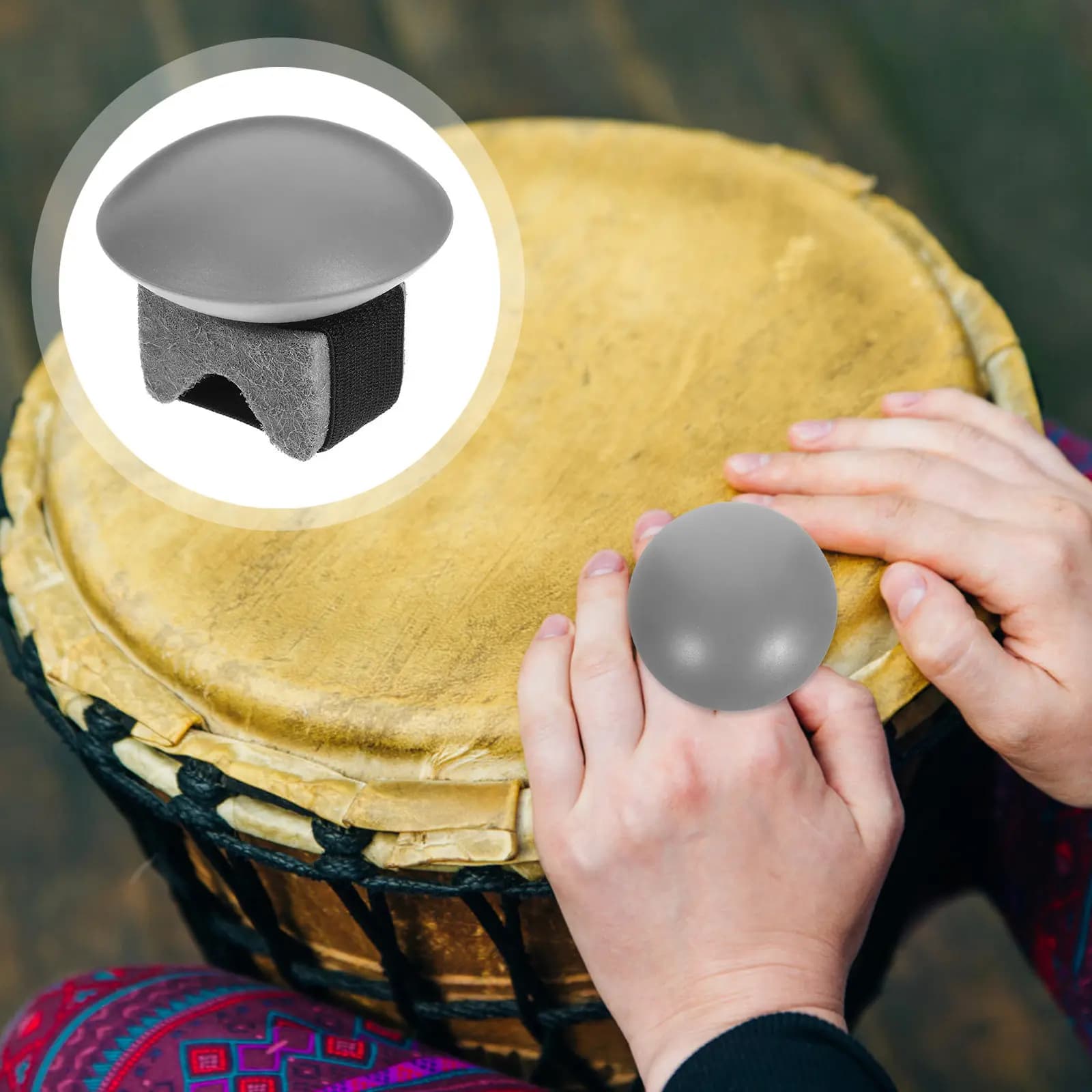 Rhythm Finger Shaker per Ukulele e Chitarra, per Accompagnamento, Educativo, Musicoterapia, Leggero, Portatile, in Plastica, Strumento a Percussione