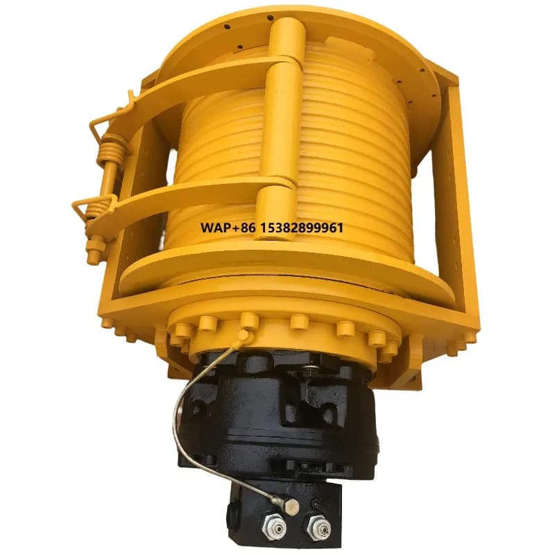 Verricello Idraulico Marino con Motore 220V~460V, Lunghezza e Colore della Corda Personalizzabili, Certificato ISO9001, con Copertura di Sollevamento