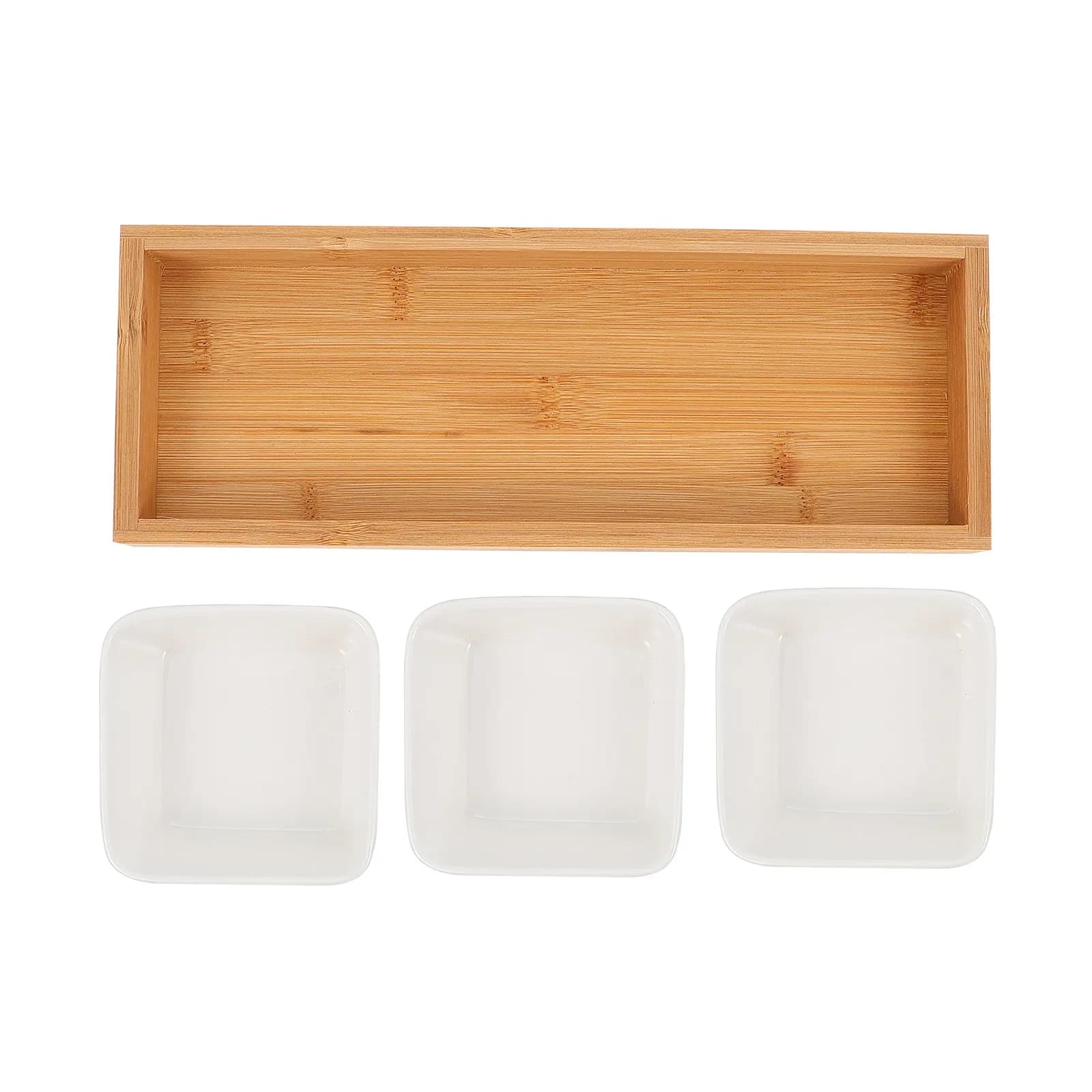 Vassoio per Snack in Ceramica Stile Nordico, Piatto Multi-Scomparto per Frutta Secca, Espositore da Tavolo per Alimenti, Piatto Creativo per Servire Dessert