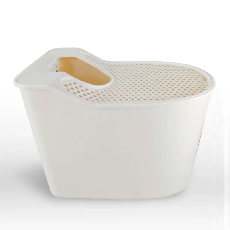 Deodorizzazione con ingresso superiore Padelle per gatti Sandbox Grandi padelle per gatti chiuse a prova di perdite Lettiera coperta per WC