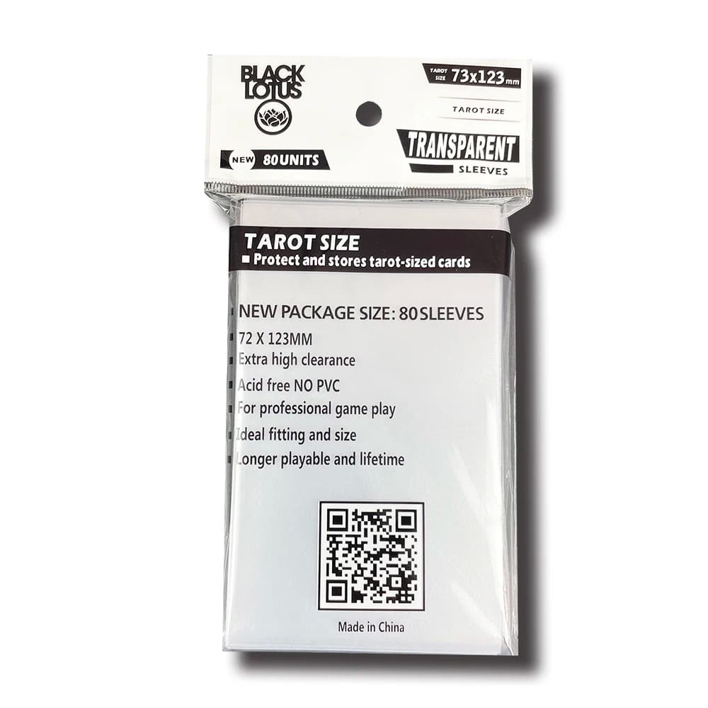 80 Pz/lotto Acido Libero Premium Opaco Trasparente Indietro Tarocchi Maniche 73x123mm Oracle Deck Carte Da Gioco Da Tavolo Protezione Della Copertura Scudo