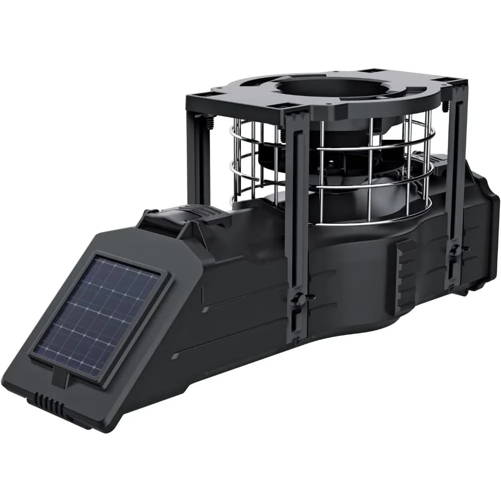 Sunslinger Kit alimentatore per giochi di cervi da caccia digitale resistente alle intemperie con pannello solare integrato | Piastra di rotazione in metallo
