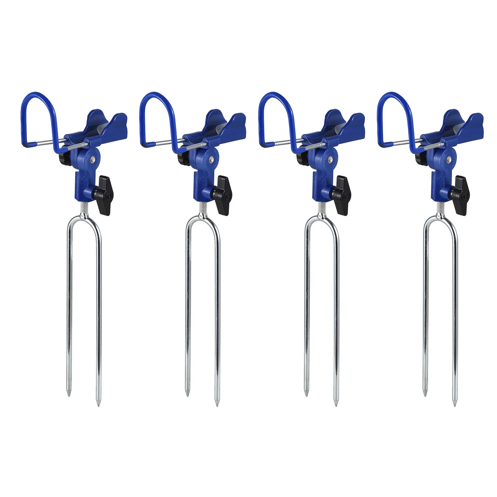 Supporto per canna da pesca Staffa per canna da pesca 360 ° Supporto per canna da pesca regolabile staccabile in acciaio inossidabile