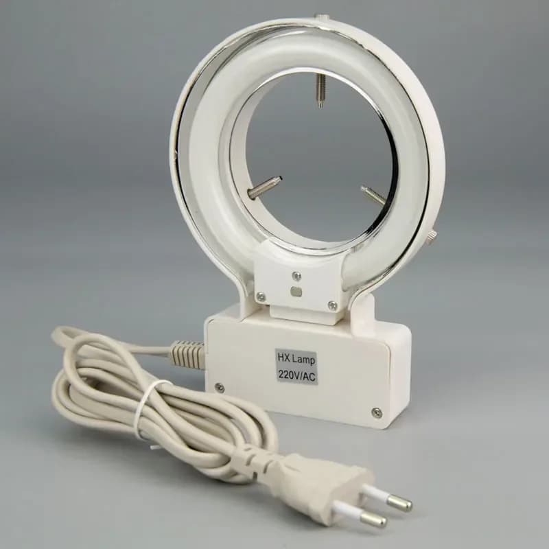220V 70MM Microscopio Stereo HA CONDOTTO LA Luce Anello Fluorescente Lampadina Lampada per Microscopio Illuminatore Accesorio Telescopio Strumenti
