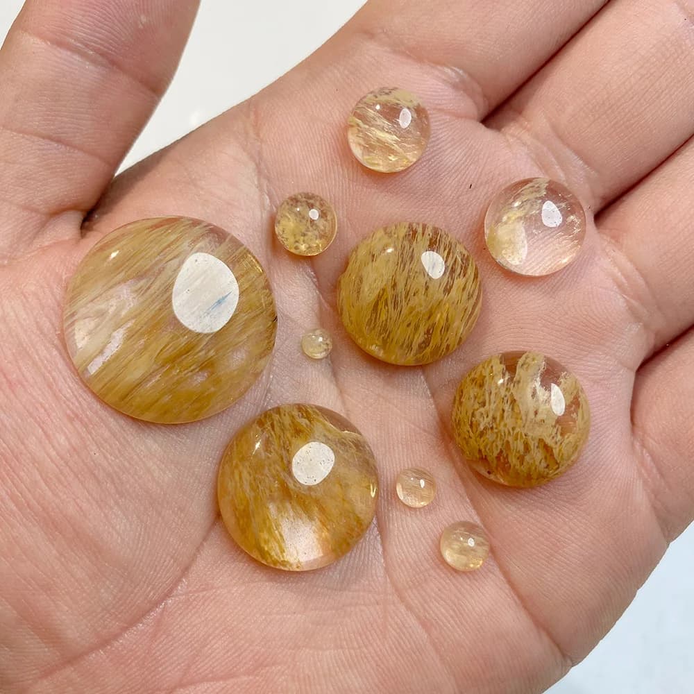 10pcs/Pack Watermelon Synthetic stone Cabochon Beads 3/4/5/6/8/10/12/14/16/18/20/25mm Round Flat Back Cabochon For Diy
