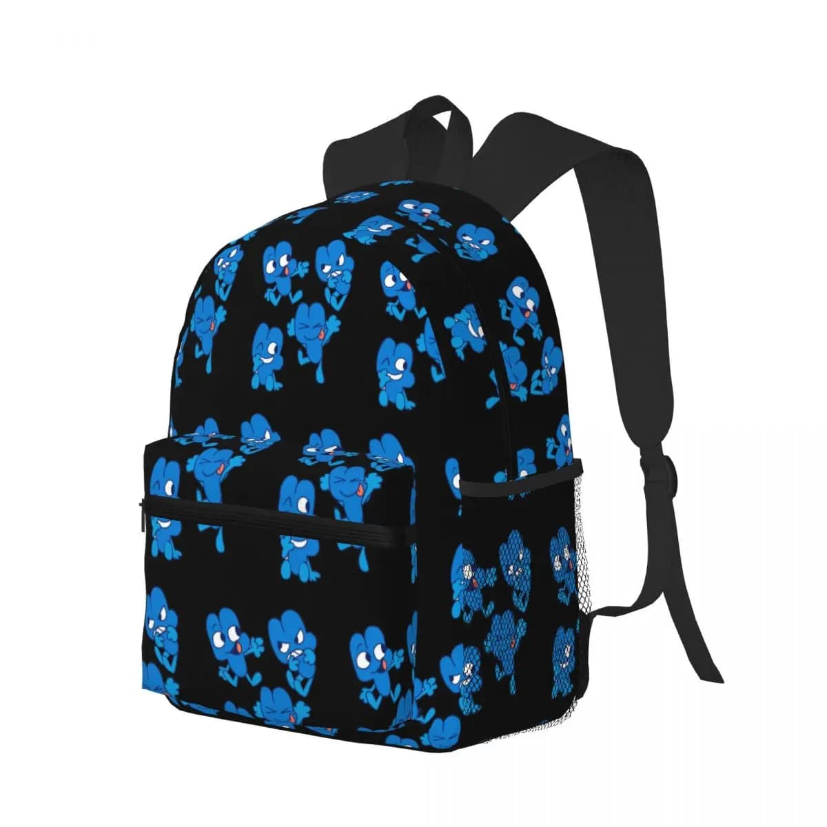 BFDI Four BFB Zaino per studenti Borsa da scuola Zaino da viaggio per escursionismo per borse a tracolla per ragazzi e ragazze