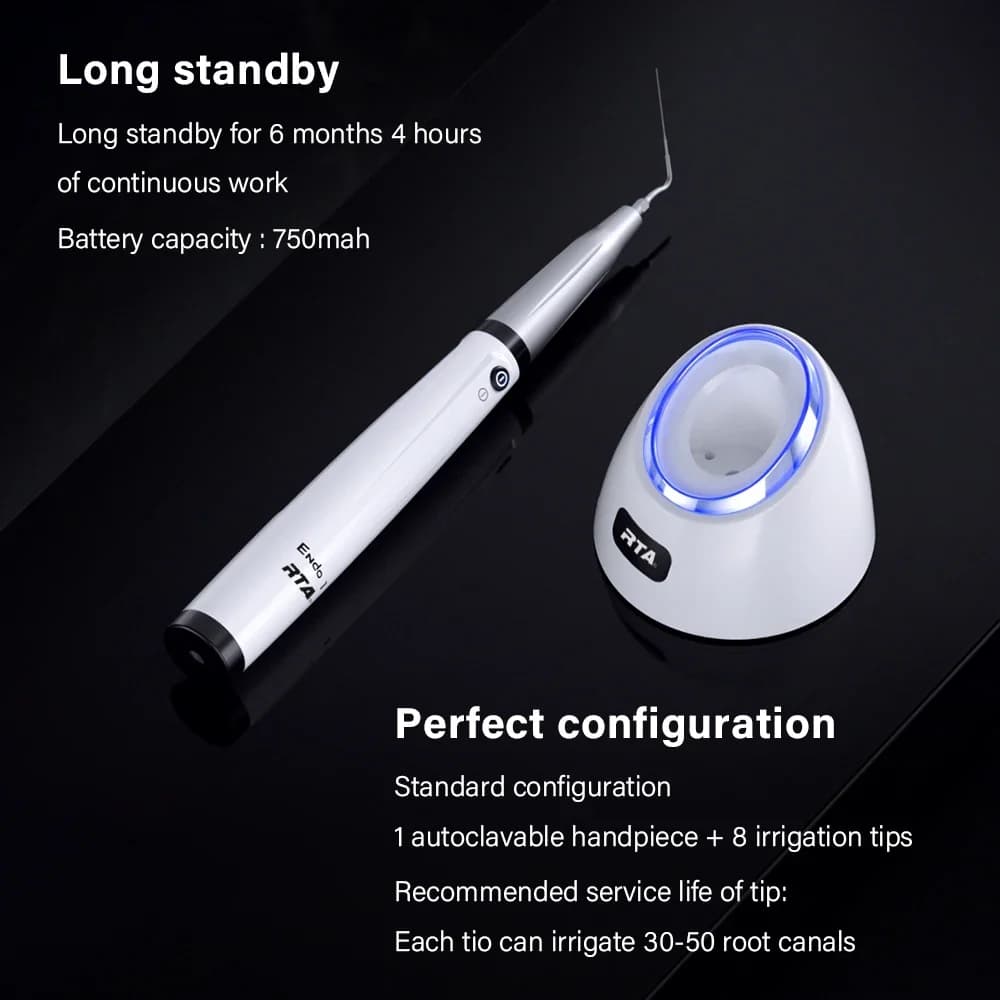 Manipolo Endodontico Wireless a Ultrasuoni Woodpecker ENDO1 con Controllo Automatico Intelligente, Strumento Dentale Autoclavabile per Laboratorio