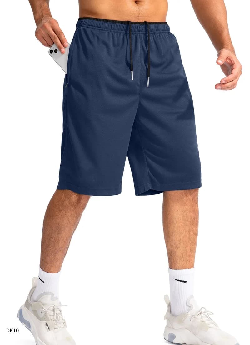 Men's Summer Sports Shorts for Gym, Running, Cycling, Fast Drying, Breathable, With Waisting Drawstring, Ideal for Outdoor Activities