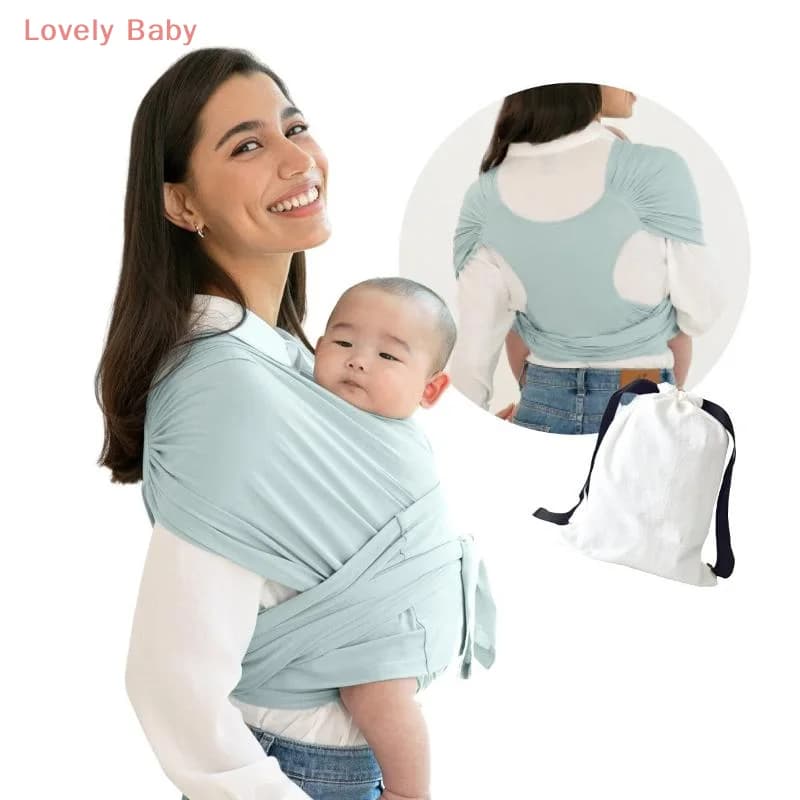 【BBS】 Cintura da trasporto elastica regolabile per neonato da 1 pezzo Forniture da viaggio multifunzionali per imbracatura per neonato traspirante portatile