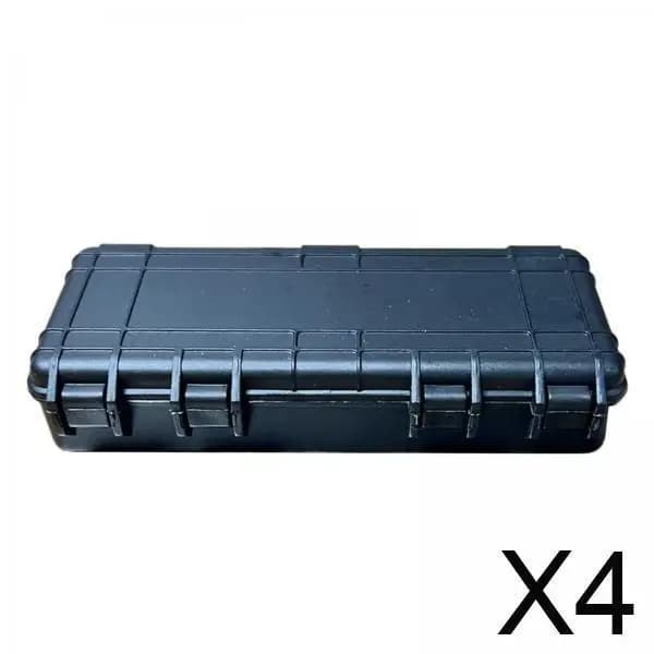 Valigia per Action Figure Grande Nera, Modello in Miniatura per Accessori, Baule per Decorazione Scenari 1/18