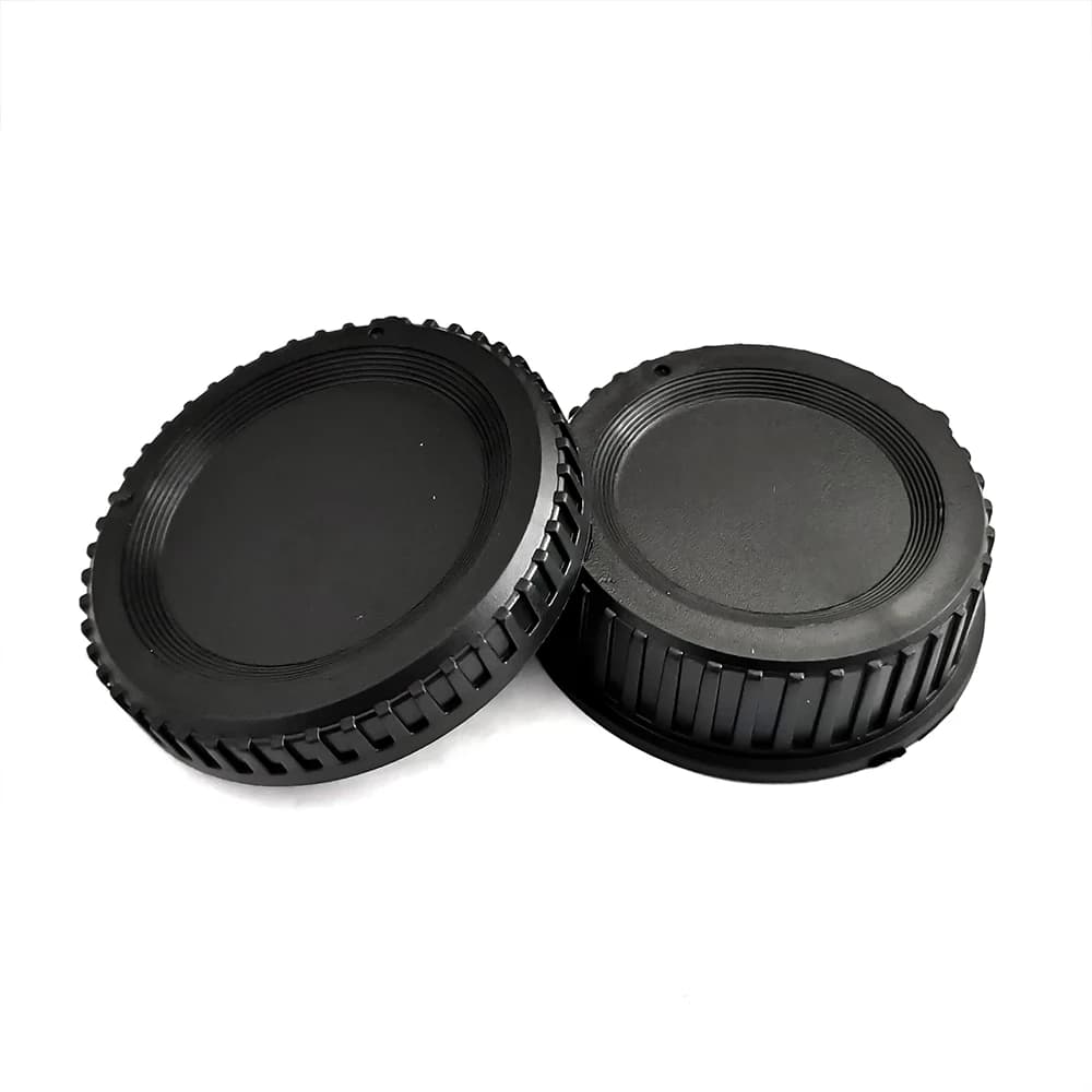 50 pz/lotto corpo della fotocamera/cappuccio dell'obiettivo posteriore coperchio di protezione anteriore/posteriore per obiettivi DSLR Nikon F Mount AI AF AF-S