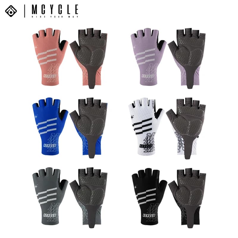 Sports Gloves Anti-slip and Breathable for Moto, Half-Date, for Gym, Cycling, Racing and Training