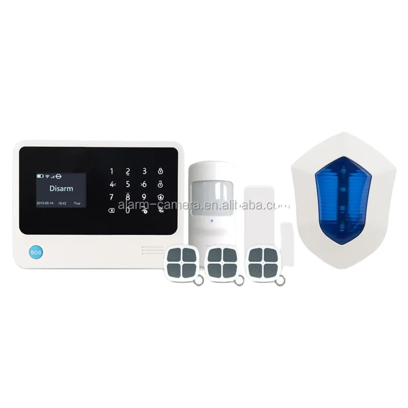 5 Inch Large Screen Display Intelligent Home Security System G90B+, app support Alarm notification and remote control app