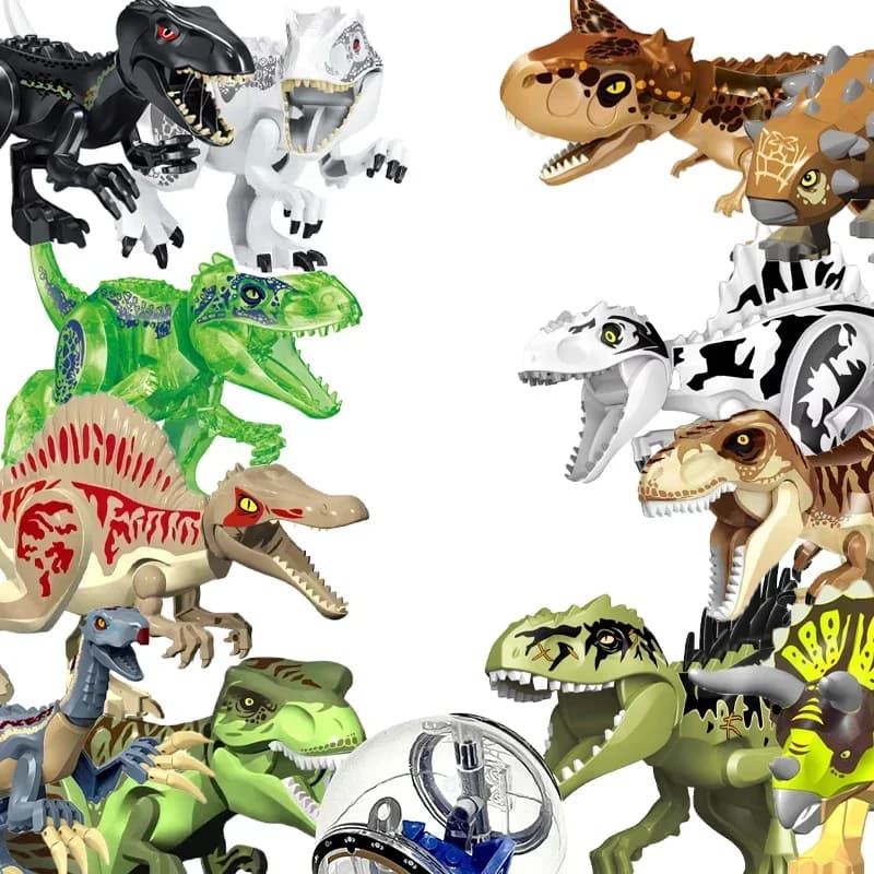 Ottieni i tuoi grandi blocchi di dinosauri - Giocattolo Moc - Regali per Natale/Halloween/Giorno del Ringraziamento