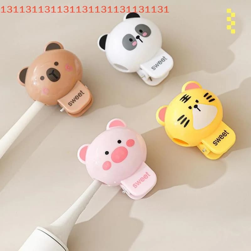 Animali dei cartoni animati Copri testina per spazzolino Clip Spazzolino elettrico portatile Tappo protettivo antipolvere per la testa Viaggio domestico