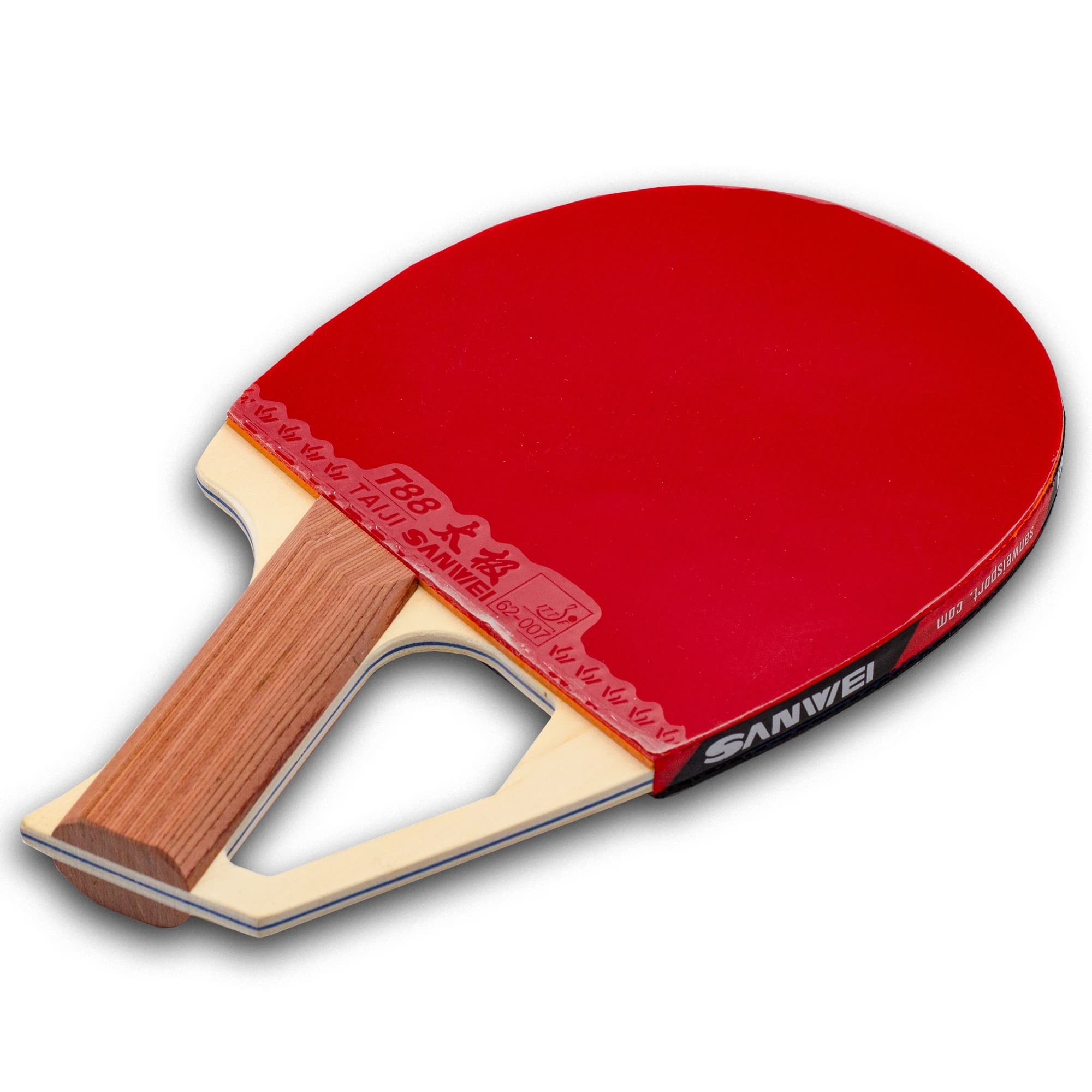 Sanwei 10a racchetta a pistola preassemblante attrezzatura sportiva da ping pong per giochi competitivi