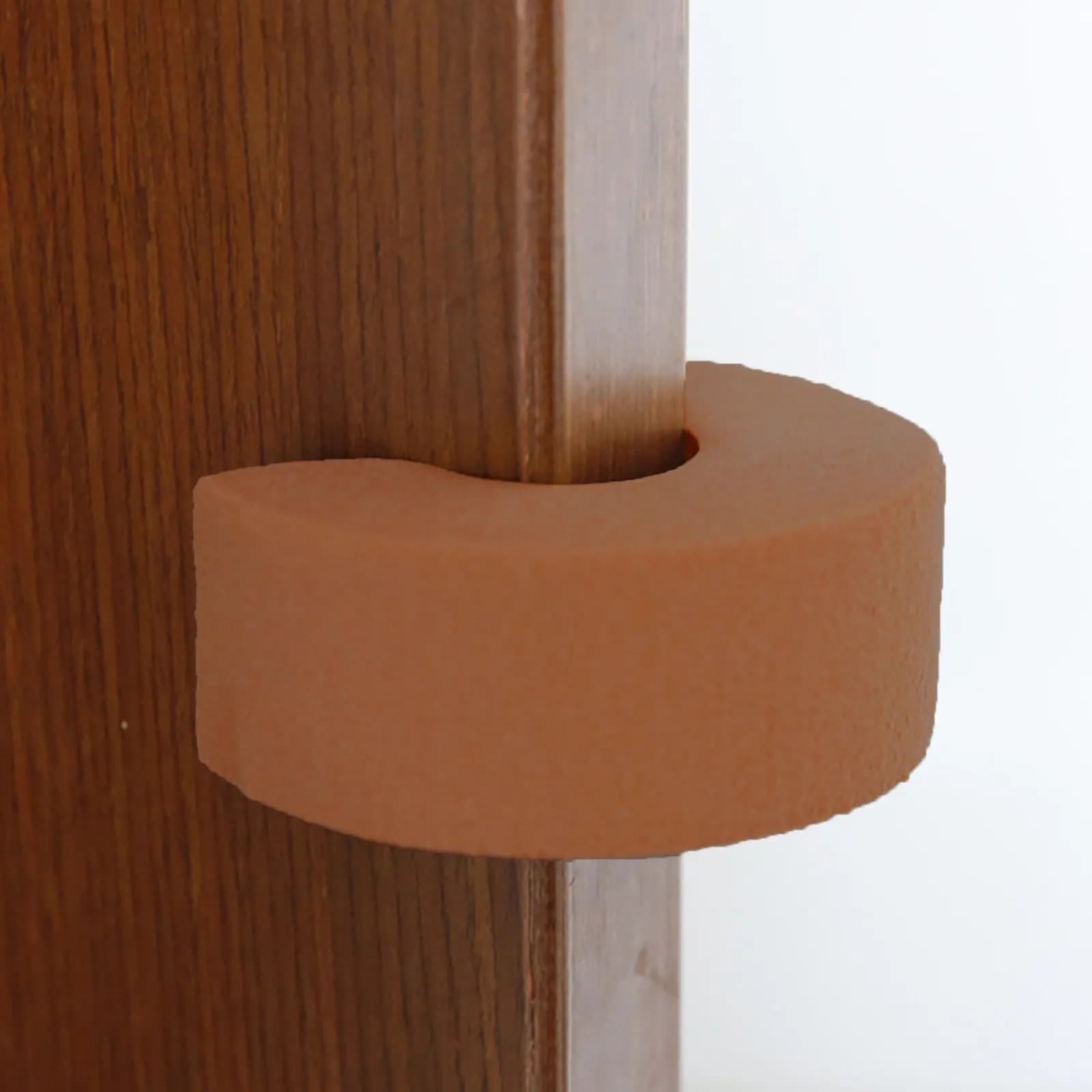 2 Pezzi Fermaporta Anti-Pizzicamento in Silicone Morbido, Protezione per Dita Bambino, Fermo Porta Senza Cuciture, Silenzioso e Antivento