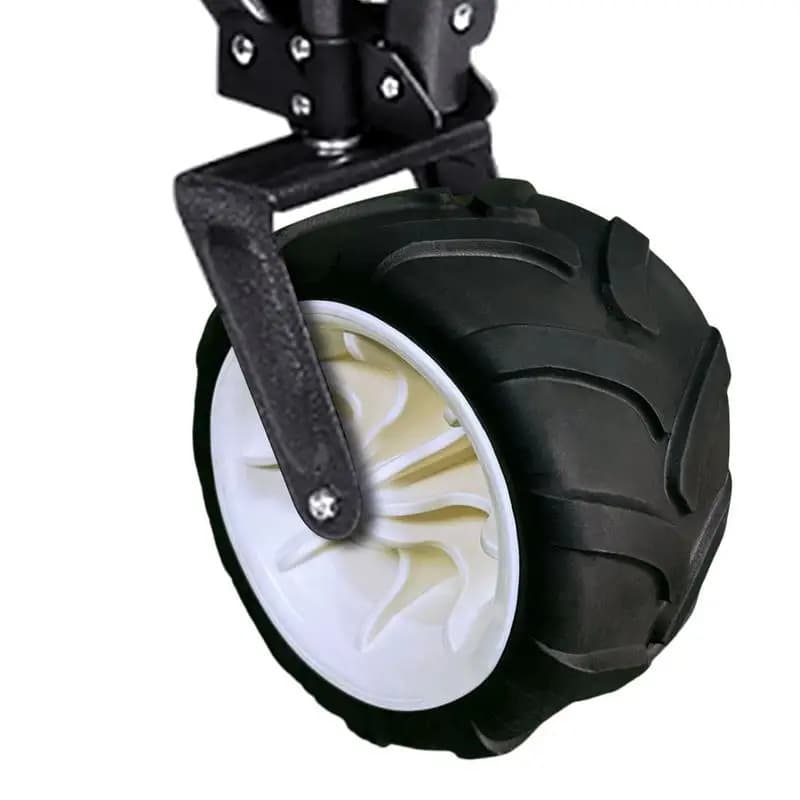 Carrello Ruota di ricambio Ruote con cuscinetti girevoli a 360 gradi per campeggio all'aperto Carrello a mano Passeggini da giardino Passeggini