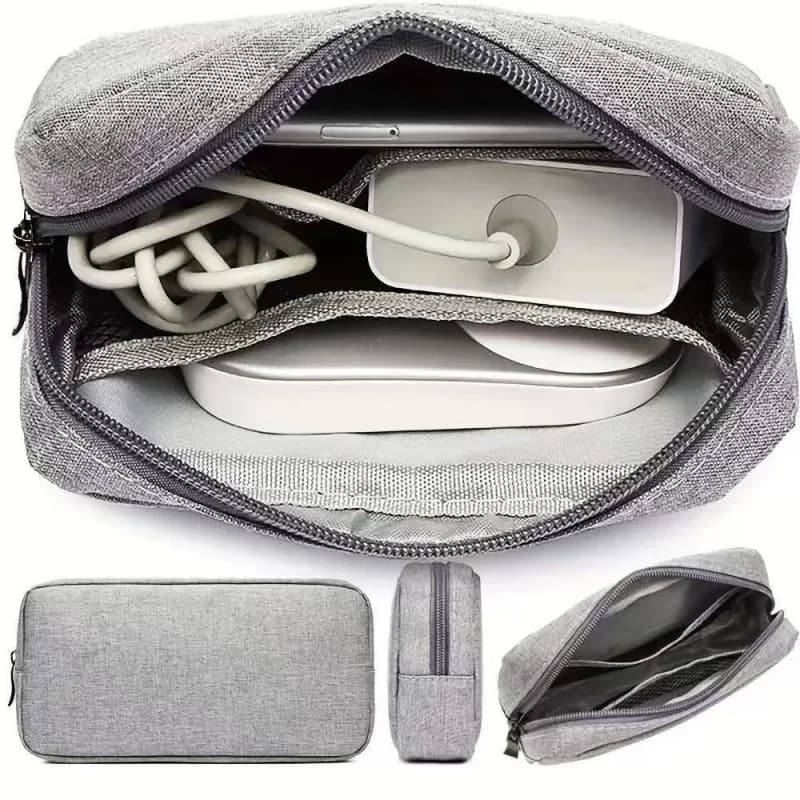 Borsa Organizer per Cavi e Accessori, Custodia da Viaggio per Piccoli Elettronici, Schede SD e Power Bank
