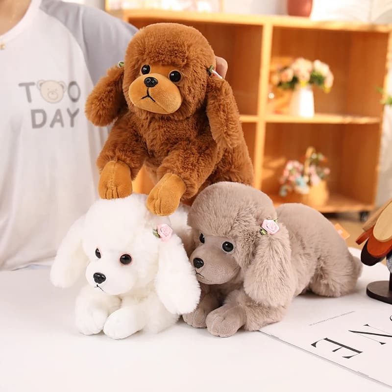 Kawaii Plush Cat Duo Ginger White And Cream White Playing With Mini Storage Drawer Soft Stuffed Wonderful Cozy Delightful