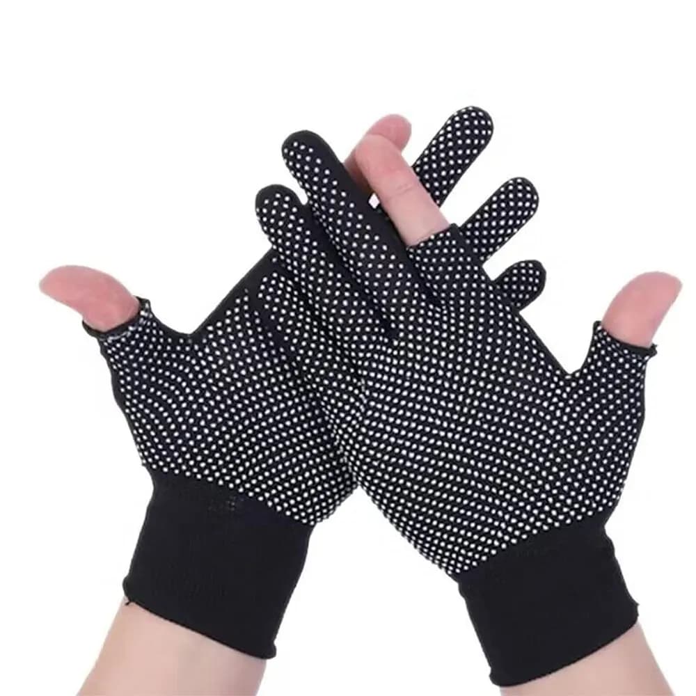1 Paio di Guanti Senza Dita per Bicicletta, Leggeri, Protettivi, Antiscivolo, per Ciclismo, Allenamento all'Aperto, Fitness, Moto