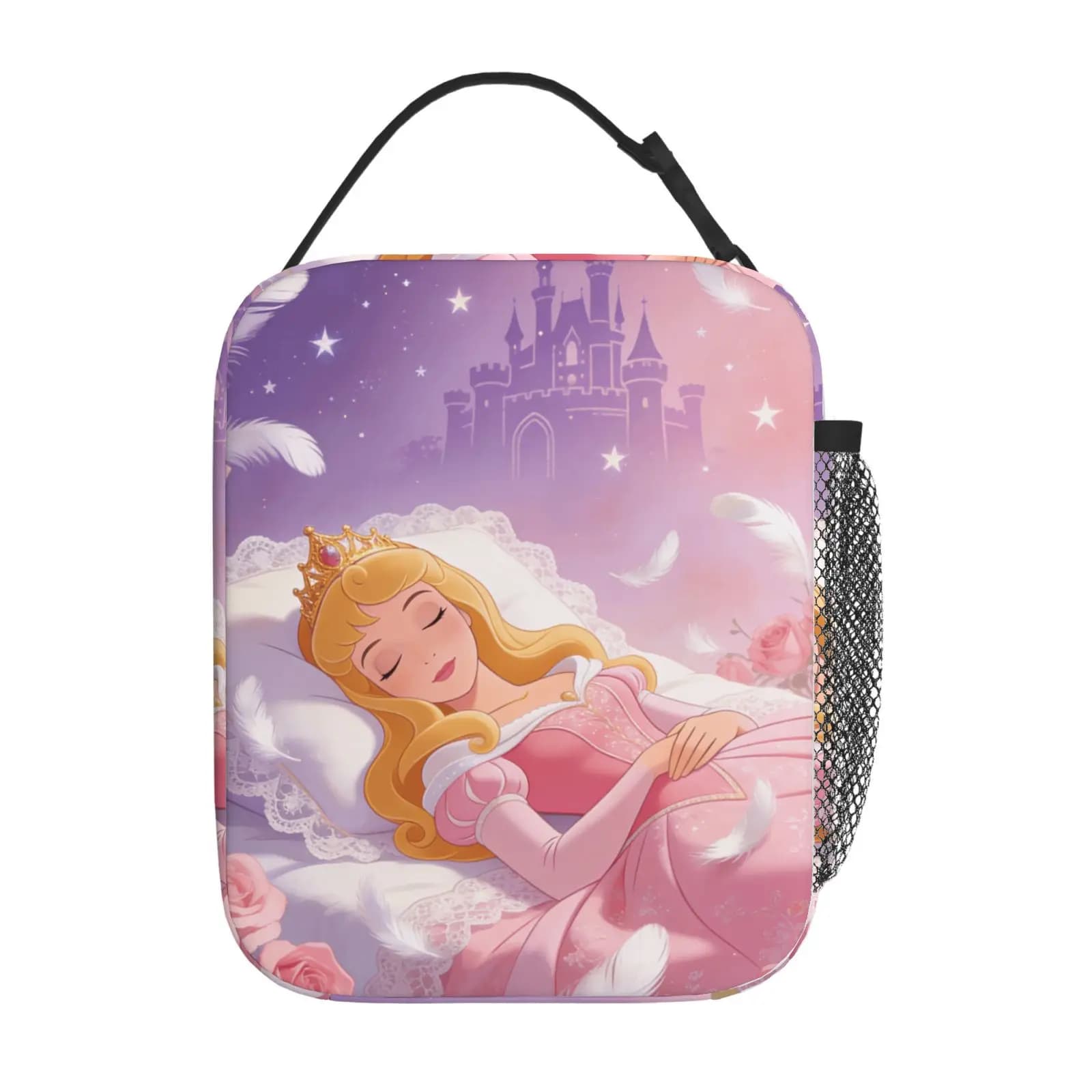 1 nice lunch bag Sleeping Beauty Aurora, suitable for informal daily use, lunch bag for commuters, gift