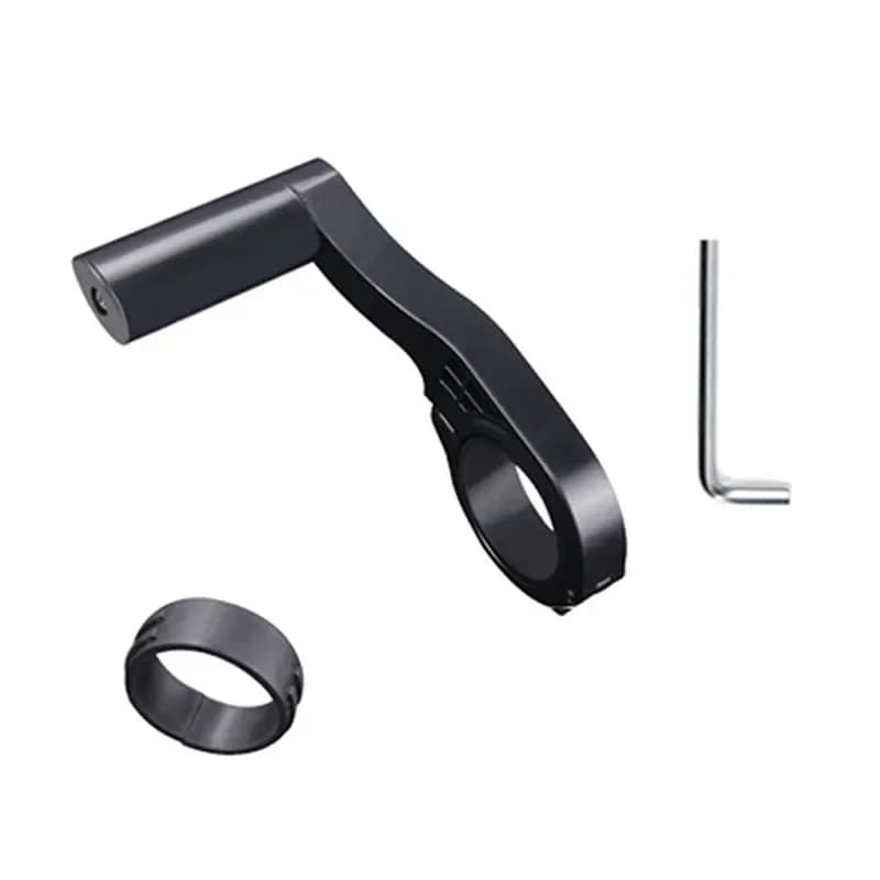 Staffa di estensione per montaggio su computer per mountain bike 33g IAMOK Sedile di estensione leggero Accessori per biciclette neri