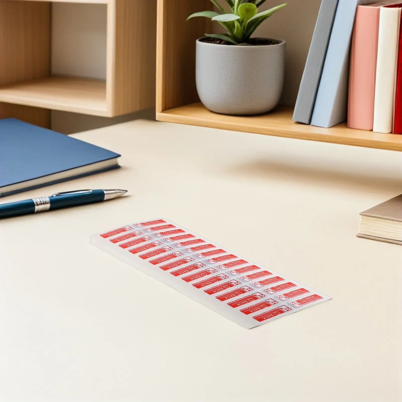 3000Pcs Screen Protector Alignment Sticker Red Tear Guide Label Easy Peel Tab for Tempered Glass Film Application Installation