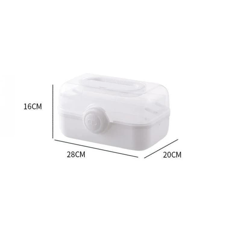 Kit medico di emergenza per auto, scatola portaoggetti dal design multistrato, scatola per organizzare i medicinali, kit di pronto soccorso per la cura della salute a domicilio, kit da viaggio essenziale